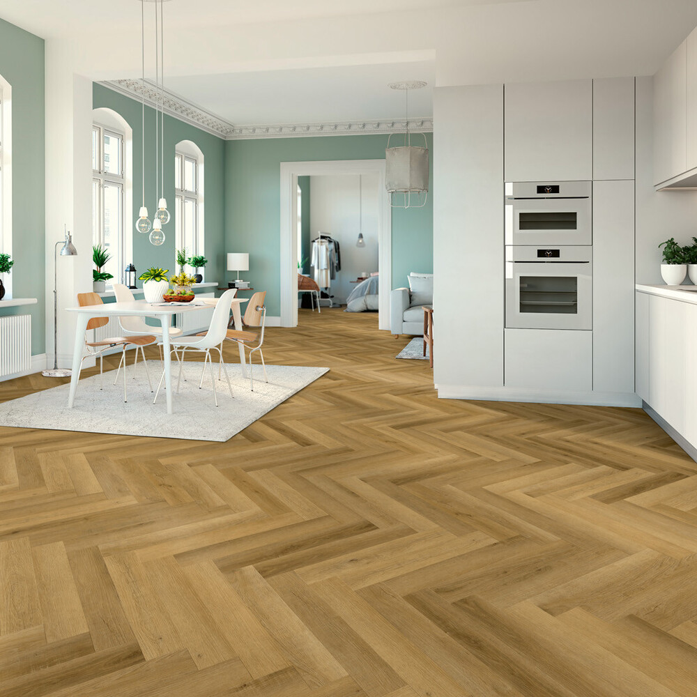 Objectflor Expona Living Clic - 8154 Cornwall Oak (Herringbone / Fischgrät)