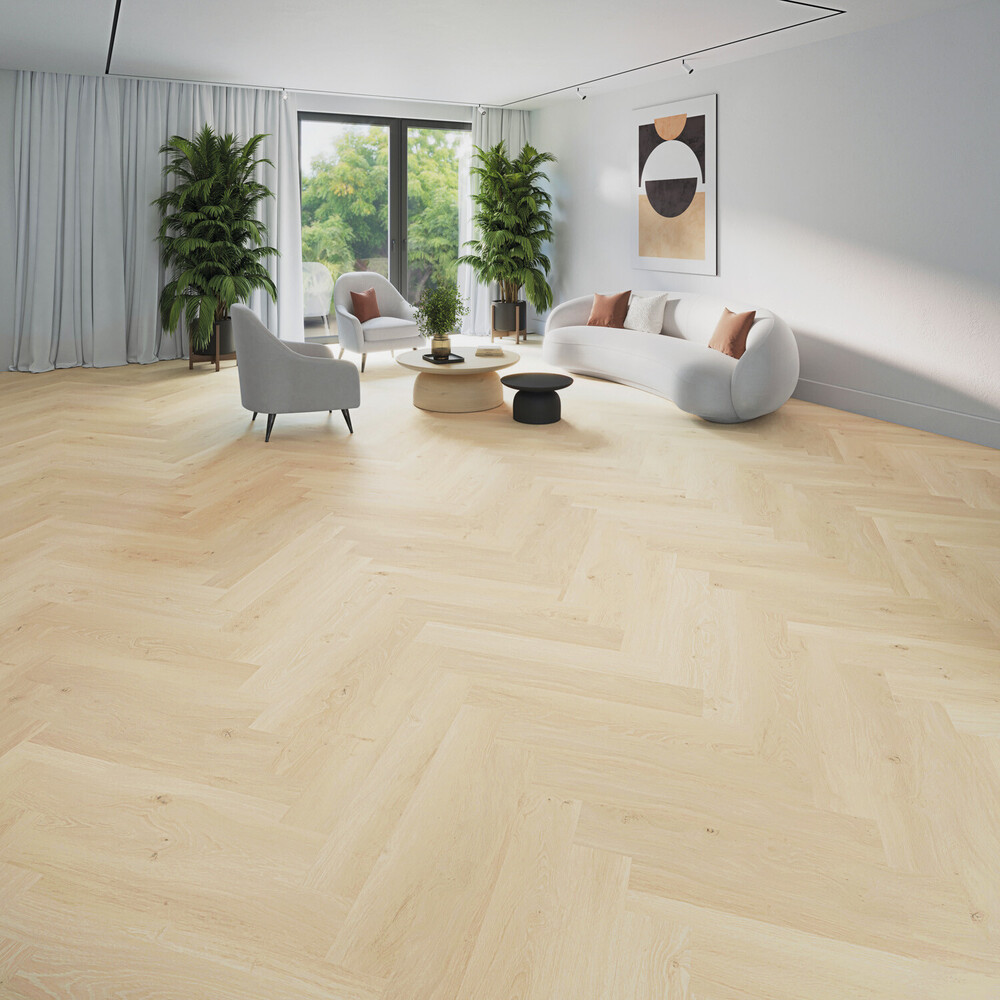 Joka 555 Wooden Styles Click - 701H Oak Light EIR (Fischgrät)