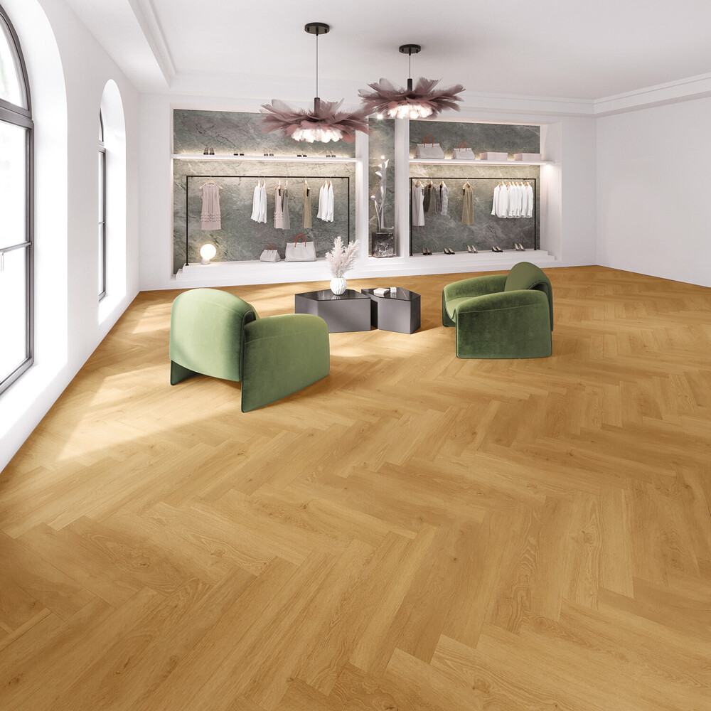 Joka 555 Wooden Styles - 6705 Oak Natural EIR (Fischgrät)