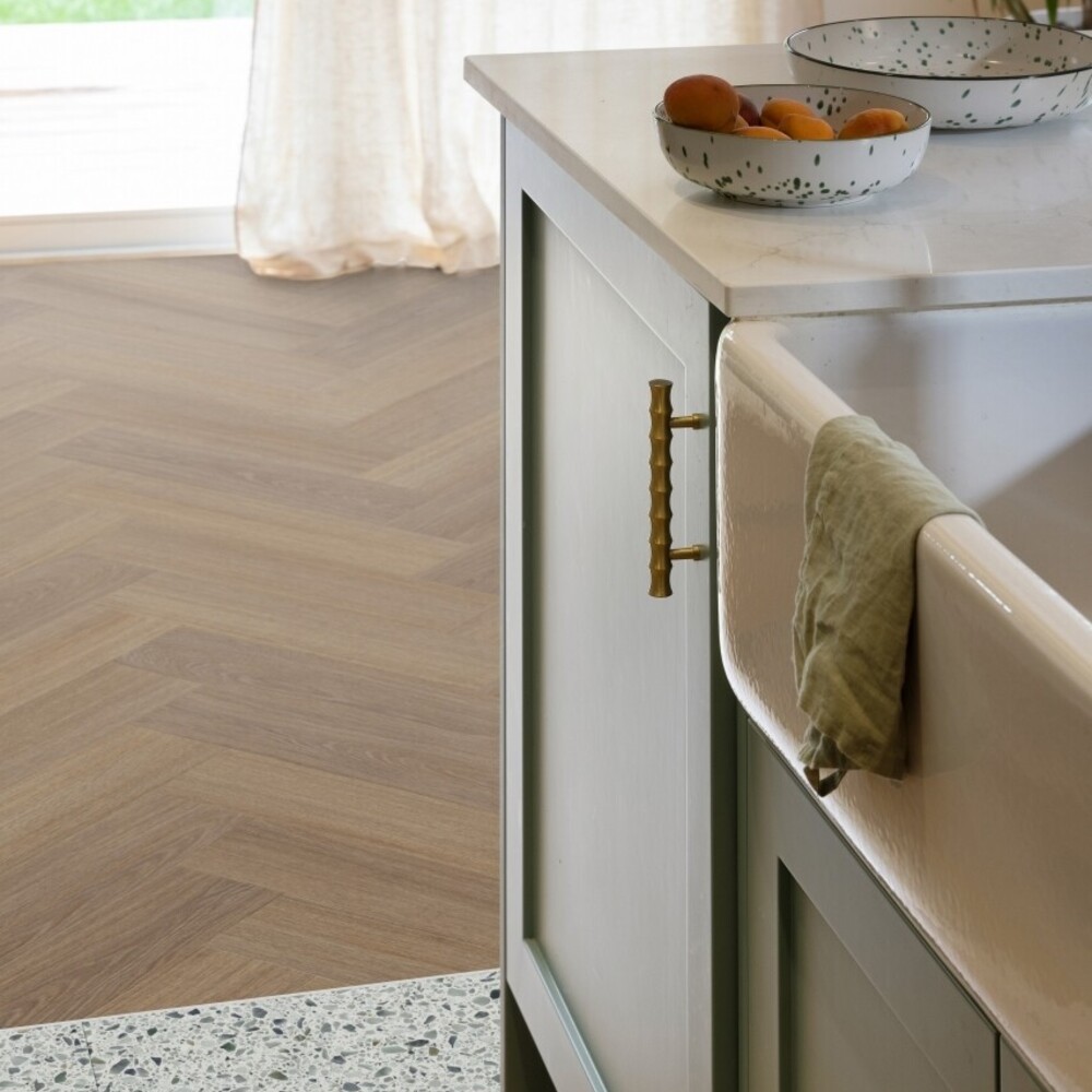 Moduleo Roots 55 Klebevinyl - Glyde Oak 22877 (Herringbone / Fischgrät)
